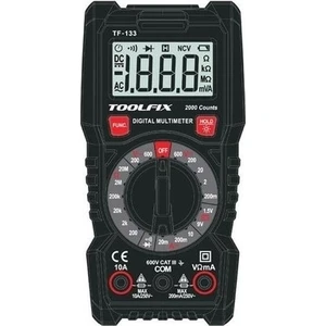 Toolfıx TF-133 Işıklı Dijital Multimetre Ölçü Aleti