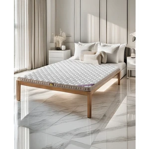 Tek Kişilik Ortopedik Yatak Pedi 8 cm Yüksek Pamuk Kumaşlı Sünger Dolgulu Rahat Tasarım