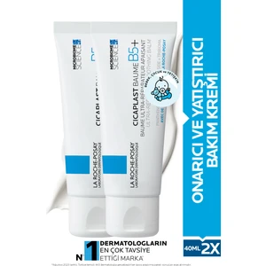 La Roche-Posay Cicaplast Baume B5 - Onarıcı Bakım Kremi 40ml X2