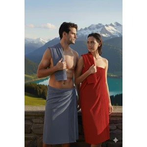 50X90 70X140 cm Amore Bath 4'lü Banyo Havlu Takımı, Plaj Havlusu, Hamam Takımı, Çeyizlik Havlu, Spa