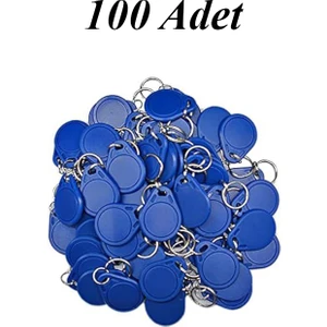 (100 Adet)13.56 Khz Mifare Anahtarlık, Göstergeç Anahtarlık, Manyetik Anahtarlık 100 Adet