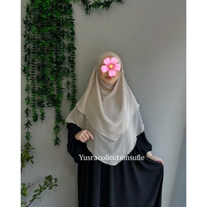 Yüsra Collection Tesettür Orta Boy Şifon Sufle