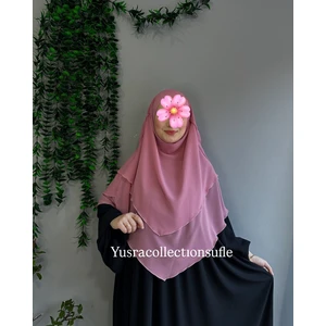 Yüsra Collection Tesettür Orta Boy Şifon Sufle