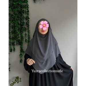 Yüsra Collection Tesettür Orta Boy Şifon Sufle