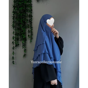 Yüsra Collection Tesettür Orta Boy Şifon Sufle