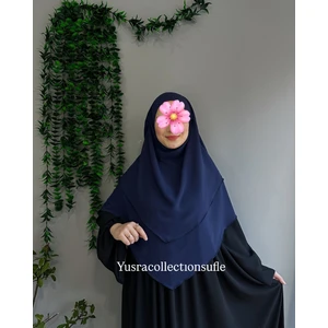 Yüsra Collection Tesettür Orta Boy Şifon Sufle