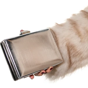 Ivan Gümüş Cilt Kadın Abiye Çanta