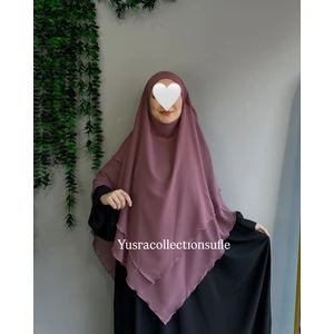 Yüsra Collection Tesettür Sufle Şifon Uzun Boy