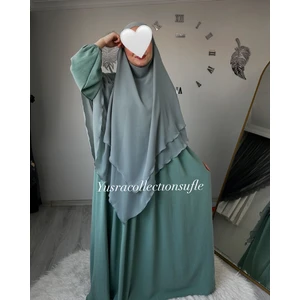 Yüsra Collection Tesettür Sufle Şifon Uzun Boy
