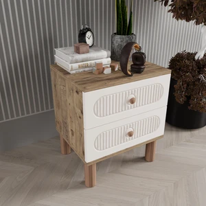 Soho 2 Çekmeceli Komodin - Mdf Kapak