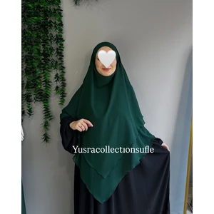 Yüsra Collection Tesettür Sufle Şifon Uzun Boy