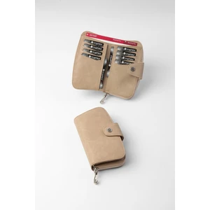 Cengiz Pakel Orta Boy Kadın Cüzdan - 65306 - Bej