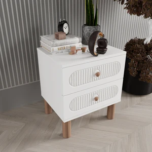 Soho 2 Çekmeceli Komodin - Mdf Kapak