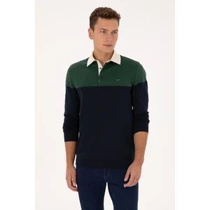 U.s. Polo Assn. Erkek Koyu Yeşil Sweatshirt 50316428-VR079