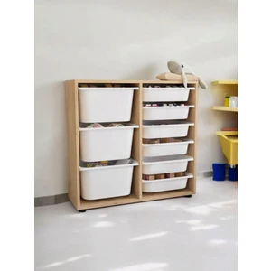 9 Sepetli Dolap Çok Amaçlı Dolap Oyuncak Dolabı