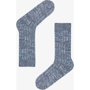 Gri Melanj Erkek Heavy Soket Çorap