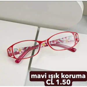 Şık Tasarım Mavi Işık Korumalı Yakın Ekran Okuma Kitap  Gözlüğü