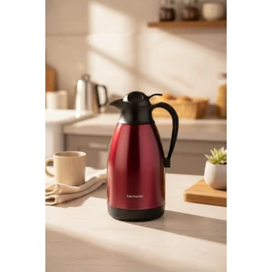 Grandio Çelik Termos Kırmızı 2 Litre