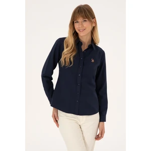 U.s. Polo Assn. Kadın Lacivert Gömlek Basic 50308043-VR033