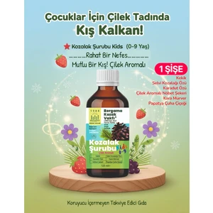 Vakfı Kozalak Şurubu Kids Çocuklar Için Çilek Aromalı 125 ml