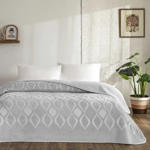 Tessra Çift Kişilik Battaniye Gri