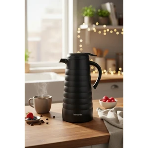 Nora 2 Litre Çelik Termos Siyah