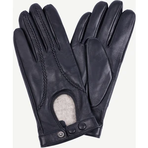 Örgü Saraç Detaylı Deri Eldiven