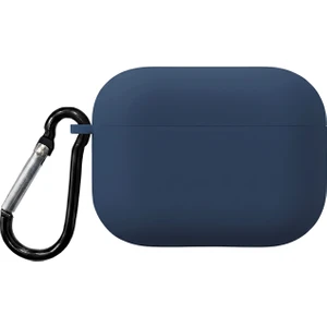 Caseonn Apple Airpods Pro 3 Kılıf Askı Aparatlı Lansman Lacivert