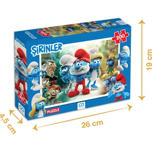 Ca Games Şirinler - 200 Parçalı Puzzle