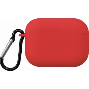 Caseonn Apple Airpods Pro 3 Kılıf Askı Aparatlı Lansman Kırmızı