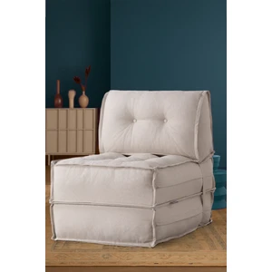 Mocca Keten Tek Kişilik Katlanır Yatak Katlanır Koltuk