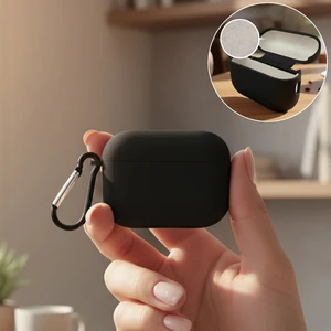 Caseonn Apple Airpods Pro 3 Kılıf Askı Aparatlı Lansman Siyah