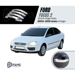 Fams Otomotiv Ford Focus 2 Krom Kapı Kolu 4 Kapı 2004-2010 Paslanmaz Çelik