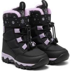 Kız Çocuk Kışlık Bot Su Geçirmez Kürklü Kaymaz Tabanlı Dayanıklı Cırt Cırtlı