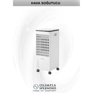 Olimpia Splendid Peler 7T Hava Soğutucu | 300 m³/sa, 7 L Depo, 3 Mod, 1–7 Saat Zamanlayıcı