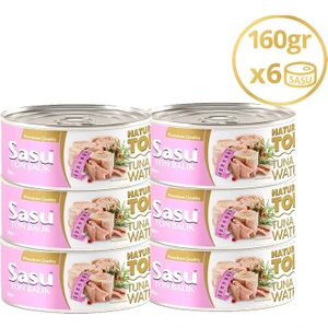 Light Suda Ton Balığı 6x160 gr Bütün Dilim