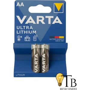 Ultra Lıthıum Aa Kalın Pil 2'li