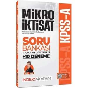 İndeks Akademi Yayıncılık Indeks Akademi Yayıncılık Kpss A Grubu Mikro Iktisat Soru Bankası ve 10 Deneme Çözümlü - Bilge Beyaz