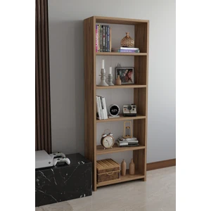 Alpa Ev Mobilya 5 Raflı Kitaplık Dekoratif Çok Amaçlı Düzenleyici Raf 150 cm Salon Çalışma Odası Raf