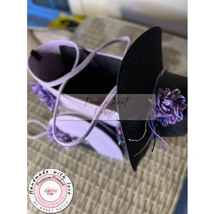 Double Knot Design Vero 3lü Takım Plaj Çantası , El Çantası Clutch, Şapka, Totebag,Çanta, Yazlık, Hediyelik,