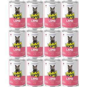 Et Parçacıklı Kuzu Etli Yetişkin Kedi Konserve 400 Gr*12 Adet