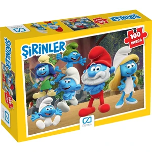 Ca Games Şirinler - 100 Parçalı Puzzle