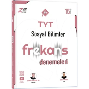 TYT Sosyal Bilimler 15'li Frekans Denemeleri Kr Akademi Yayınları