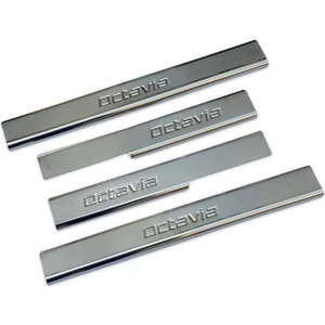 A&G Tuning Skoda Octavia Krom Kapı Eşiği Takımı 2013 - 2019 ARASI Paslanmaz Çelik