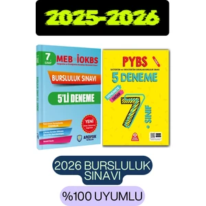 Ardışık Yayınları 7. Sınıf 2026 Bursluluk Sınavı 5'li Deneme - Örnek Akademi Tamamı Çözümlü PYBS 5 Deneme