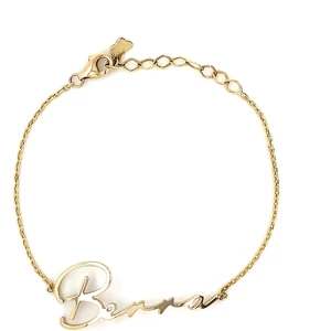 Zümrüt Sarraf 14 Ayar Altın İsim Bileklik