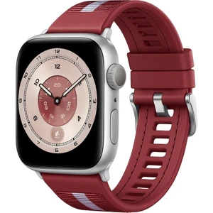 Apple Watch 11-10(46MM) 9-8-7(45MM) 6 5 4 SE(44MM) ULTRA(49MM) Uyumlu Dokuma Silikon Kordon