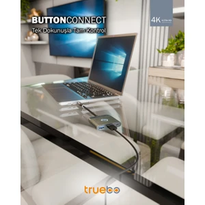 ButtonConnect 3in1 Aç/Kapa Tuşu HDMI Hub
