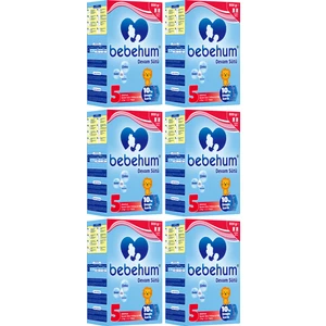 5 No Devam Sütü 2+ Yaş 800 gr x 6 Adet