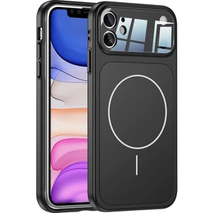 M.TK Moveteck Apple iPhone 11 Kılıf Iphone 17 Serisi Görünümlü Magsafe Özellikli Kamera Korumalı Pc Kasa Çevirici Formen Kapak